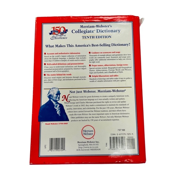 Merriam-Webster's Collegiate Dictionary, Tenth Edition - Picture 3 of 3